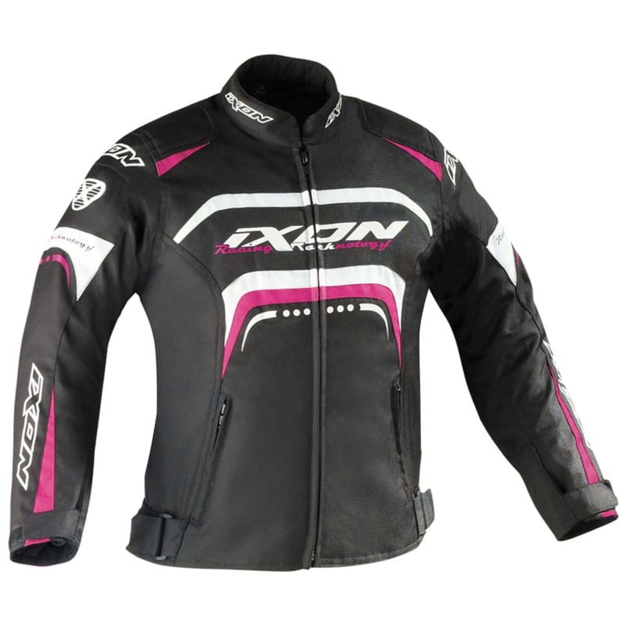 Blouson Enfant Ixon Lover Noir Blanc Fuchsia - 10 ans