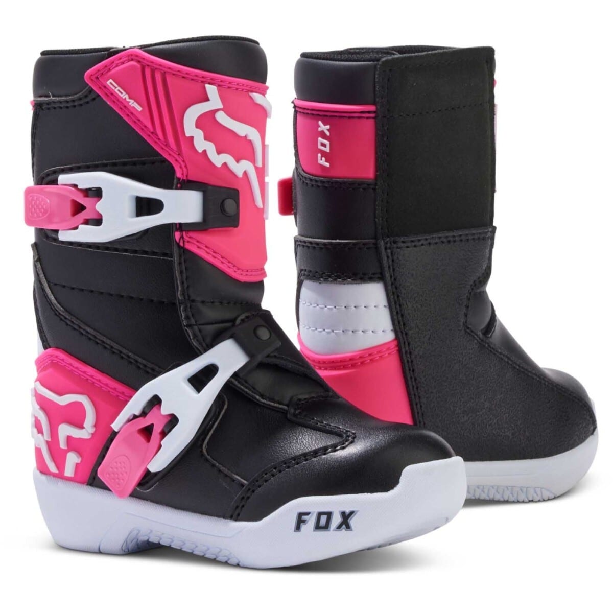 BOTTES CROSS ENFANT FOX KIDS COMP NOIR ROSE / 44