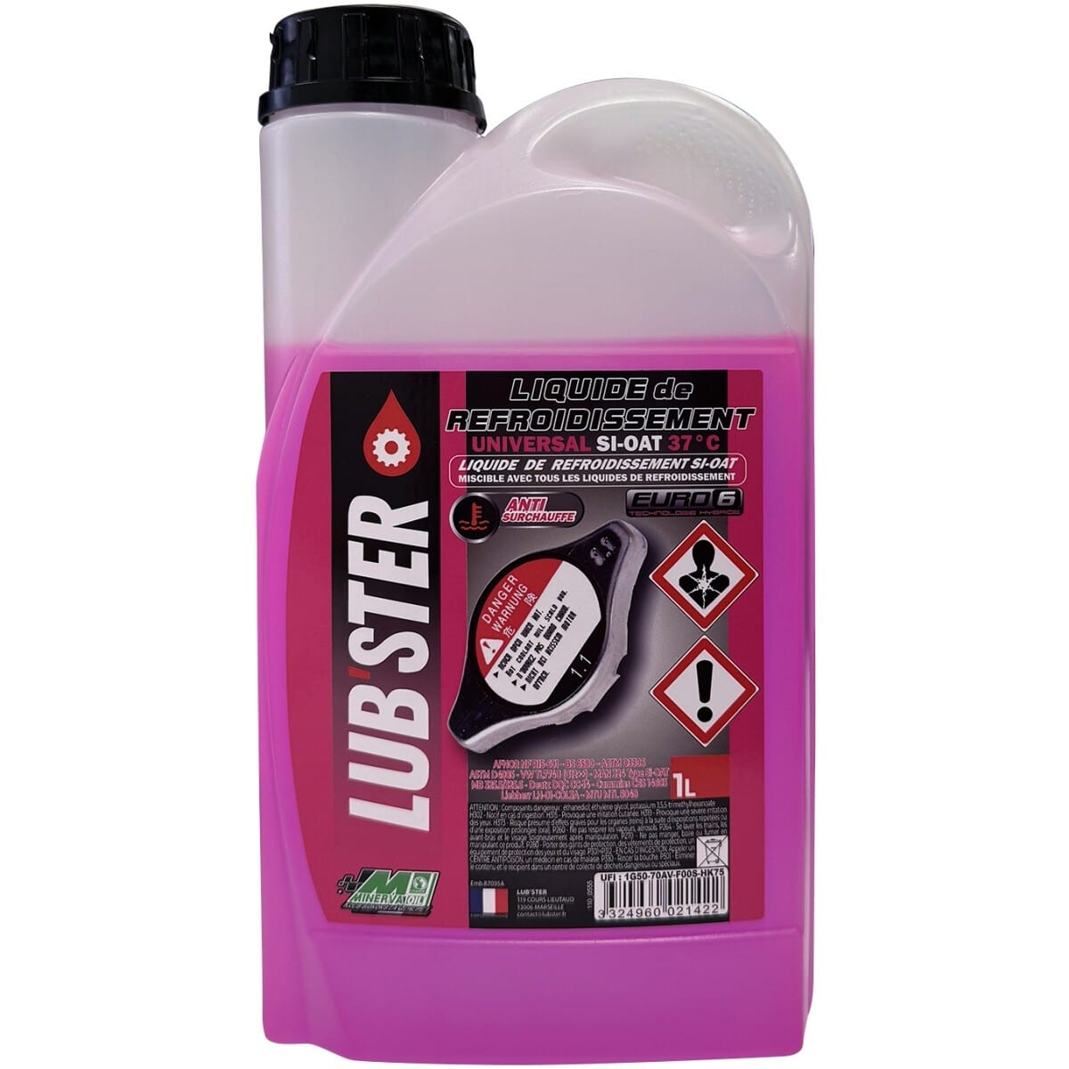 LIQUIDE REFROIDISSEMENT MINERVA LUB'STER UNIV 1L