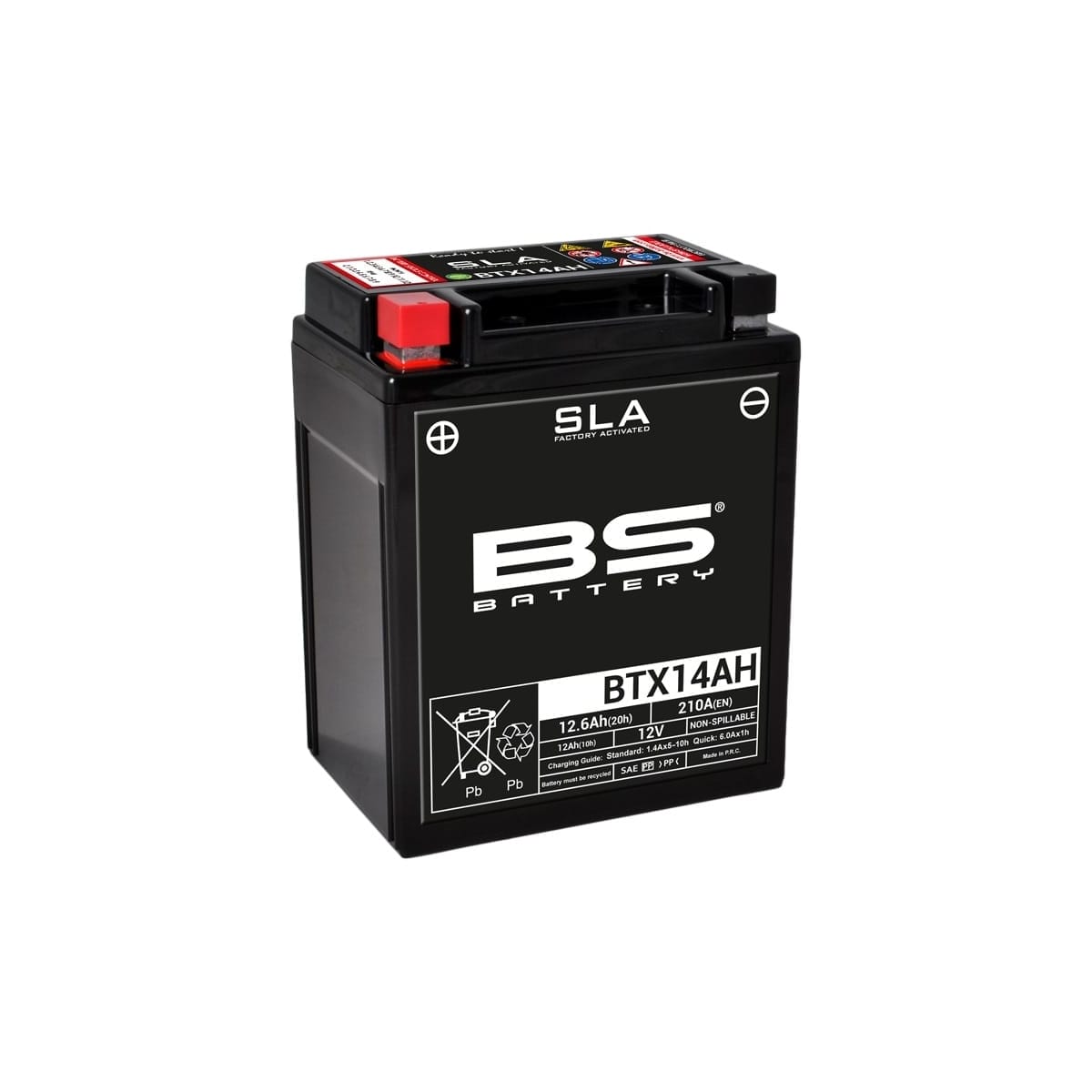 Batterie BS Battery BTX14AH 12V 14.7Ah - Prête À L'emploi