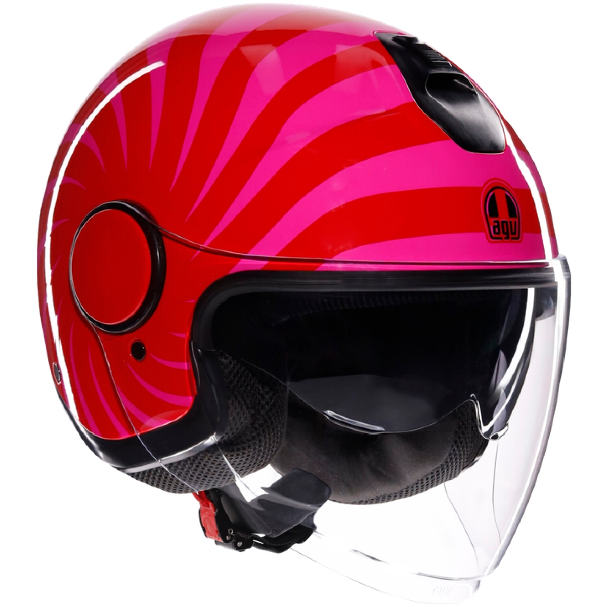 CASQUE AGV ETERES TROPEA ROUGE ROSE / 2XL