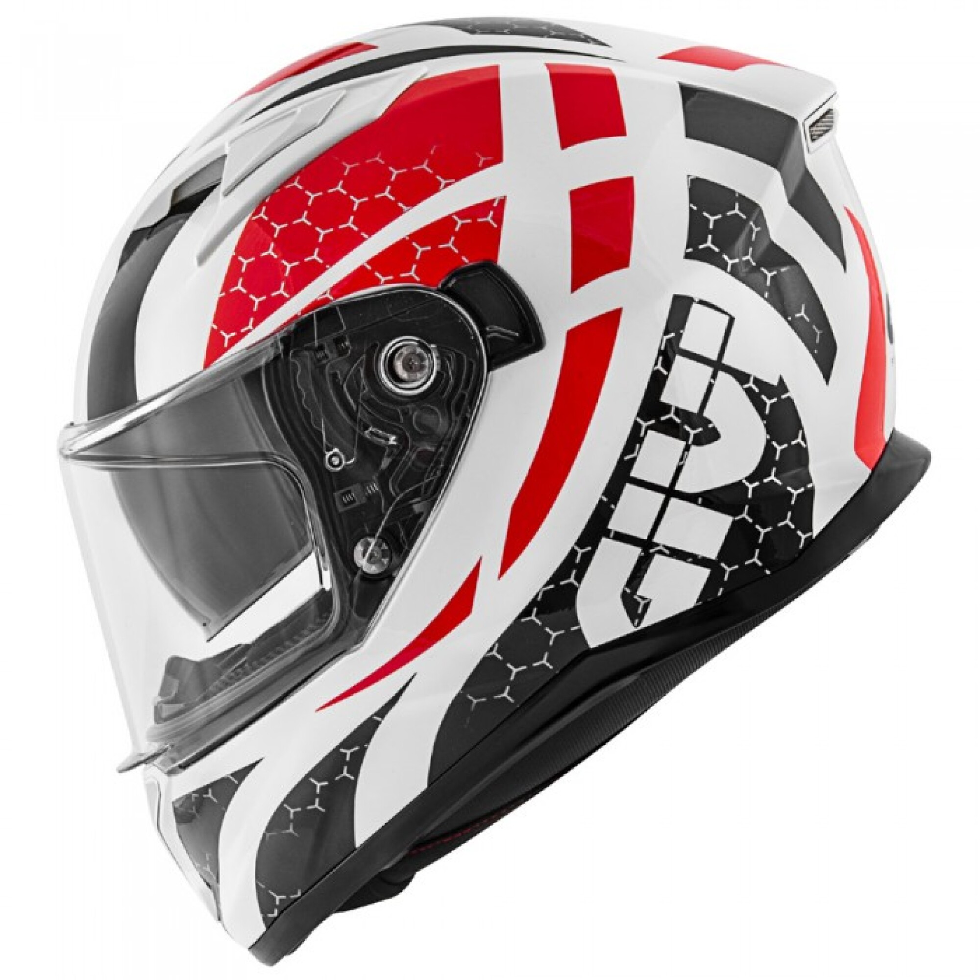 Casque Givi 50. 6 Stoccarda Perseus Blanc Rouge - 2XL
