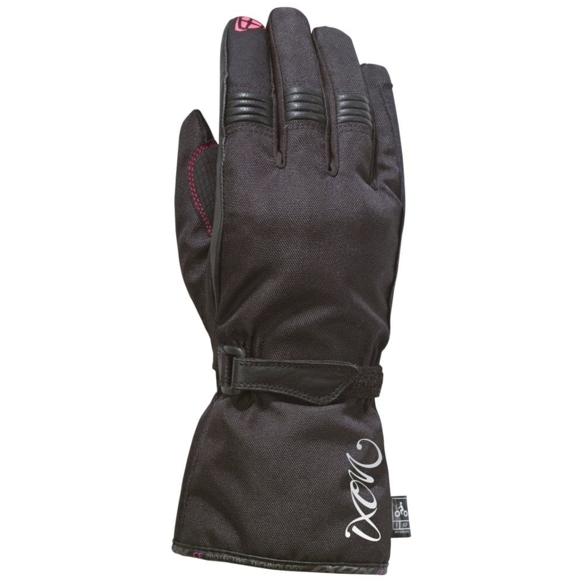Gants Femme Ixon Pro Rush Lady Noir Fuchsia - 2XL