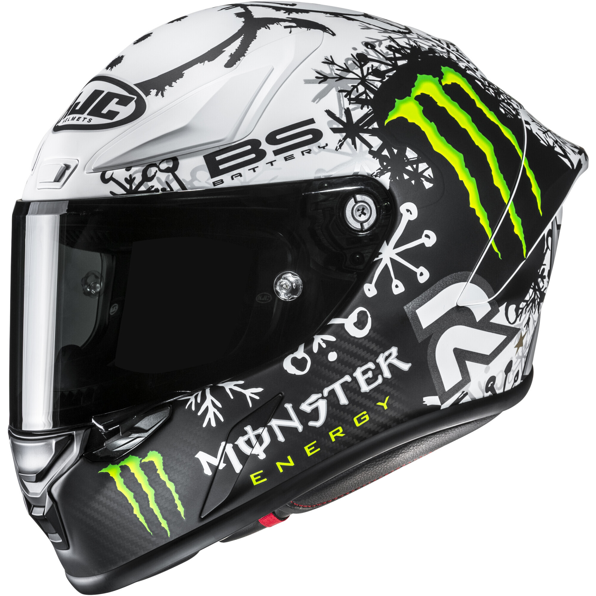 Casque HJC RPHA 1 V2 Carbon Fabio Quartararo Snow Diablo - 2XS