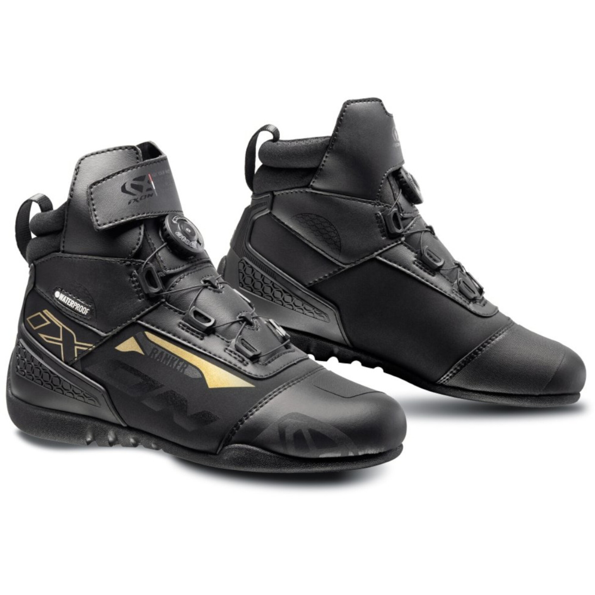 Baskets Femme Ixon Ranker Waterproof Lady Noir Or - 36