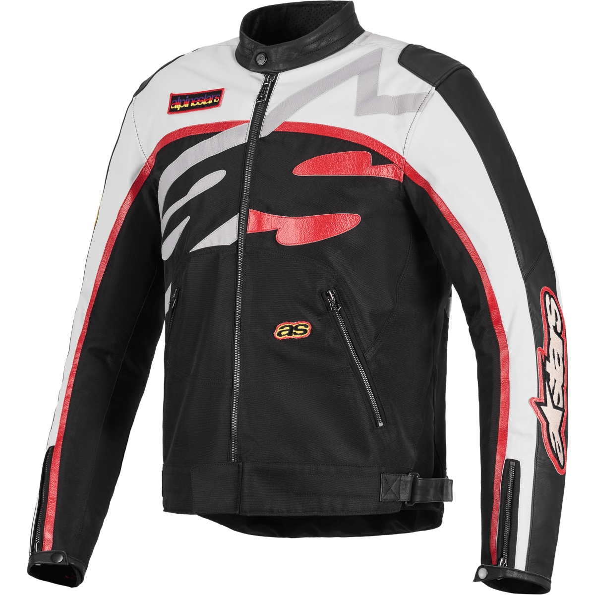 BLOUSON ALPINESTARS AXTON NOIR BLANC ROUGE / 2XL