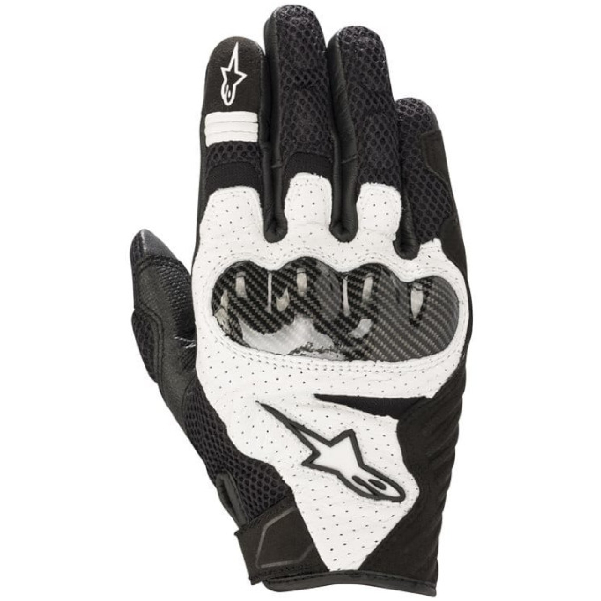 Gants Alpinestars SMX-1 Air V2 Blanc Noir - 2XL