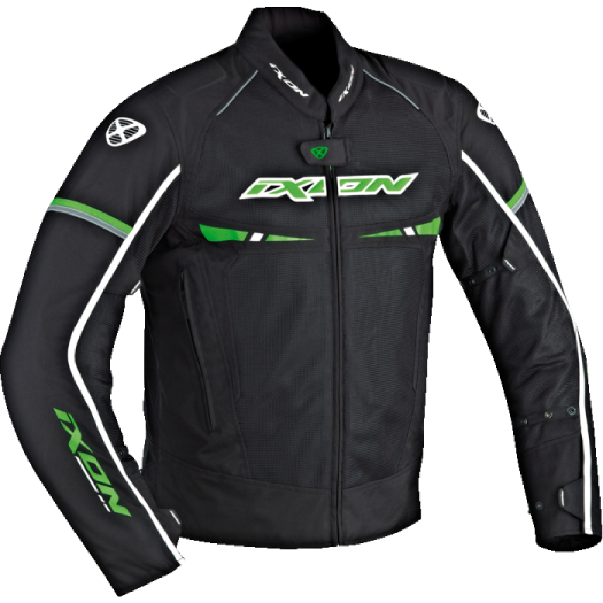 Blouson Ixon Pitrace Noir Blanc Vert - 2XL
