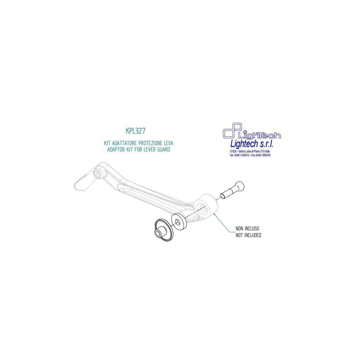 Adaptateur Protection De Levier Lightech 1072667