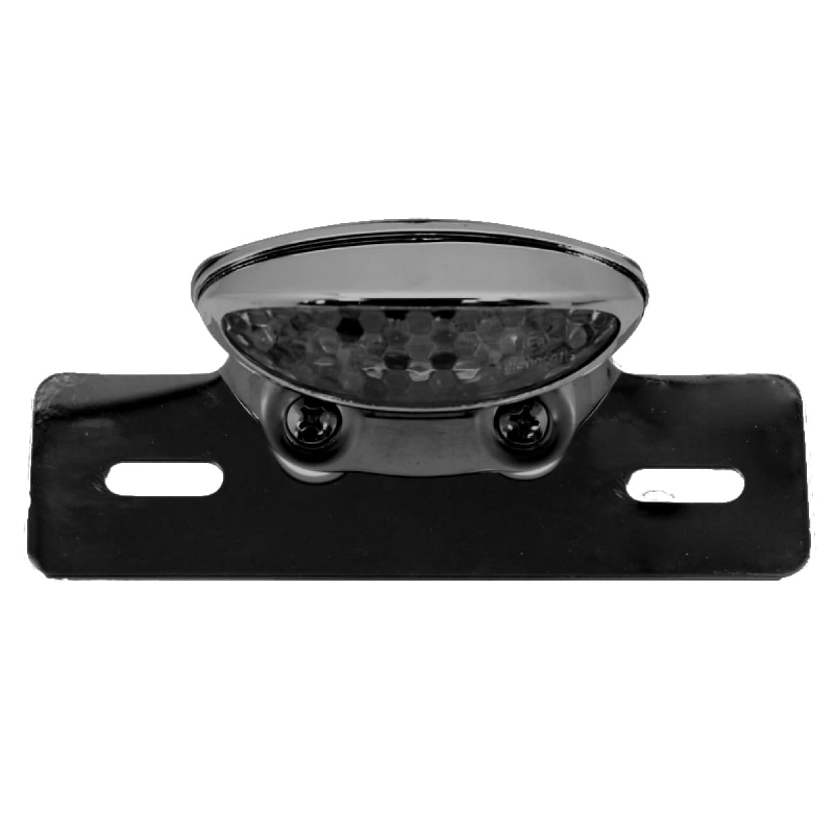 Feu Arrière Avec Support De Plaque V Parts Noir Ovale Universel