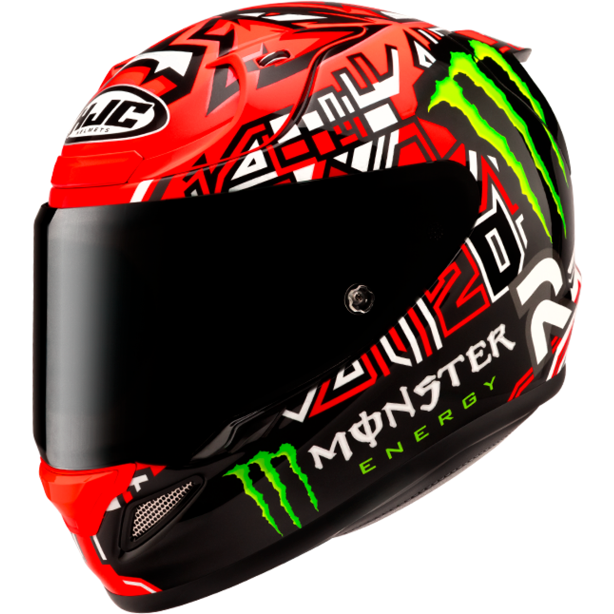 Casque HJC RPHA 12 Quartararo Replica II MC1 Rouge Noir - 2XL