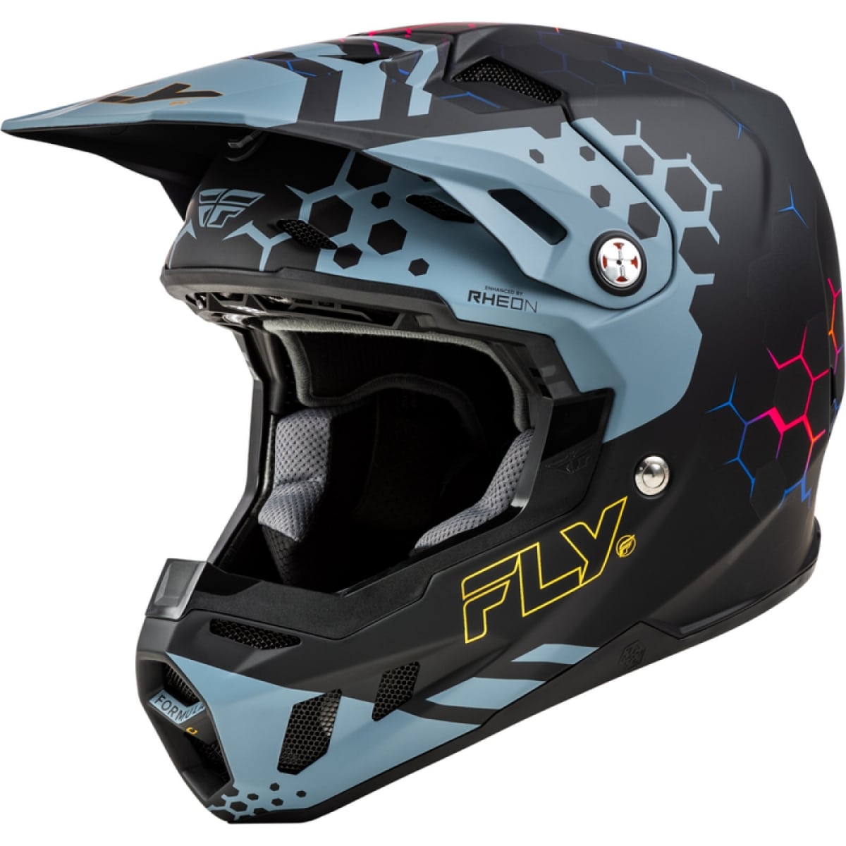 CASQUE CROSS FLY RACING FORMULA CC TEKTONIC NOIR MAT SLATE / XL
