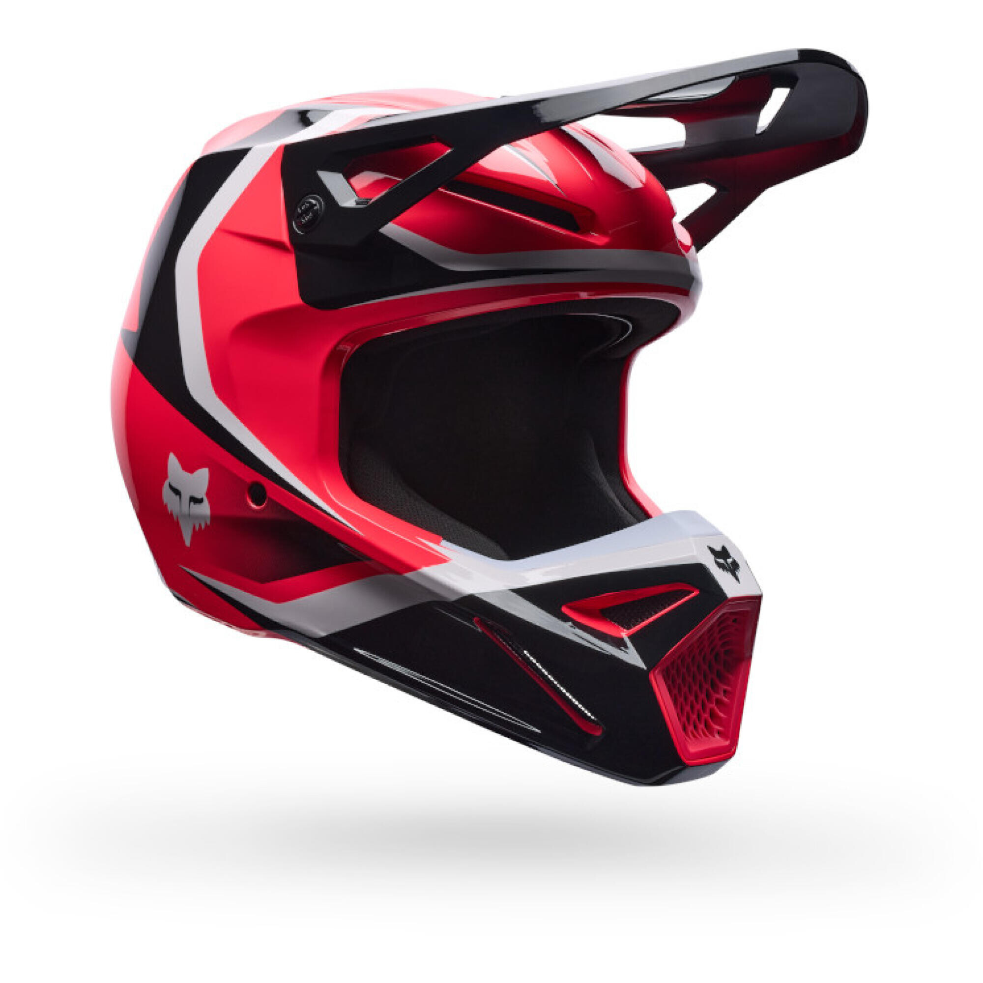 Casque Cross Enfant Fox V1 Frame Rose Fluo - L