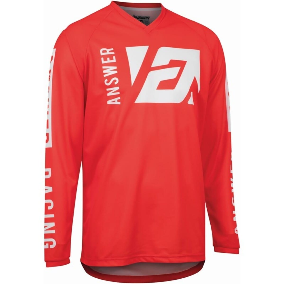 Maillot Cross Answer A22 Syncron Merge Rouge Blanc / M