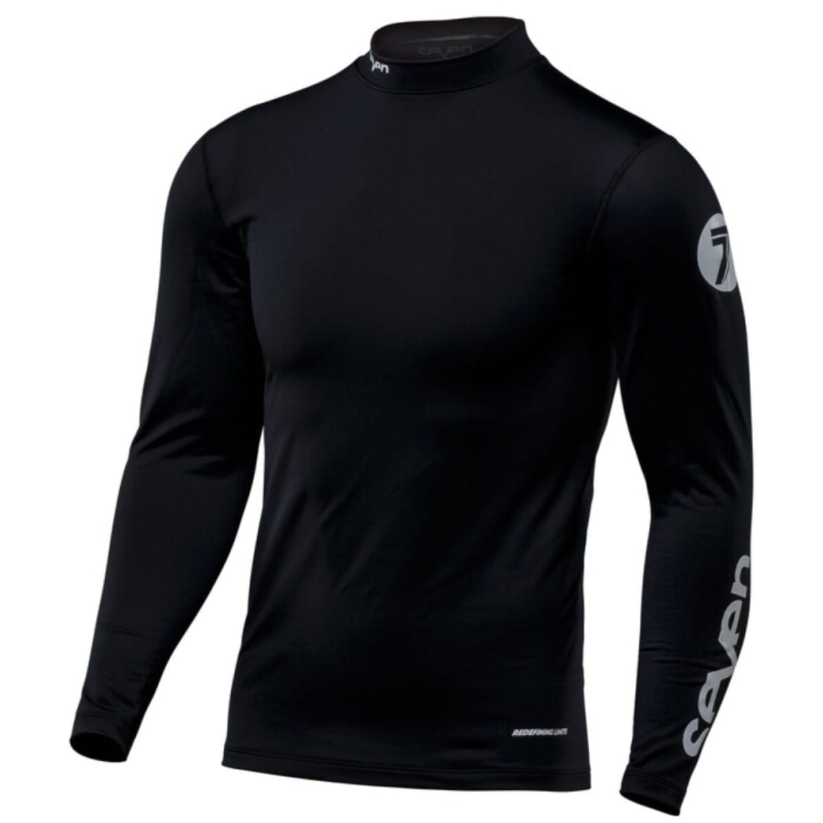 MAILLOT CROSS ENFANT SEVEN ZERO COMPRESSION NOIR / M
