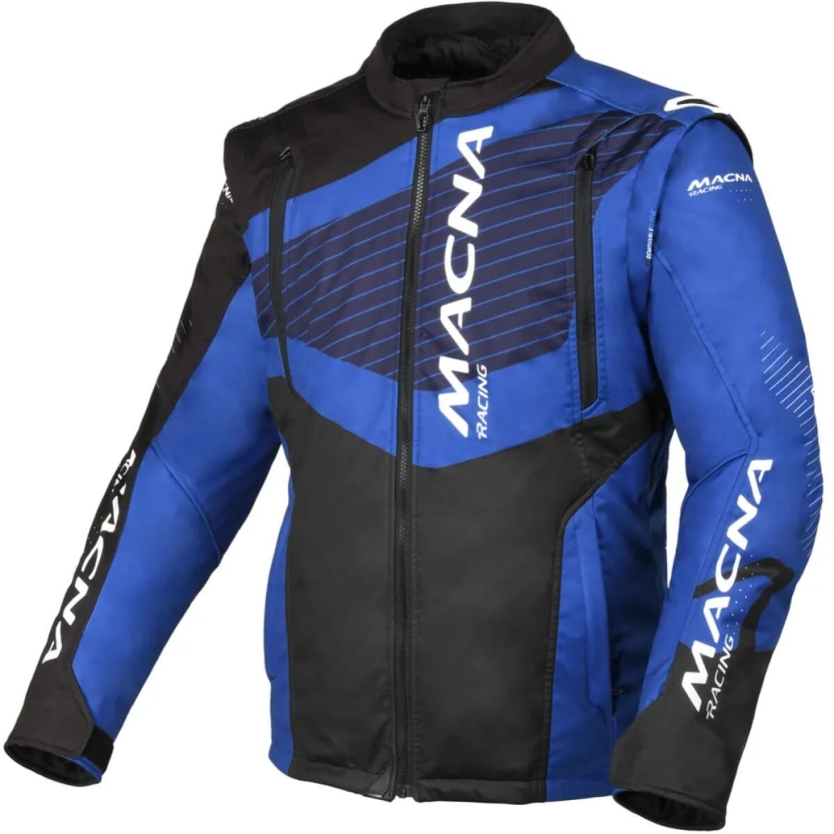 BLOUSON MACNA CREST NOIR BLEU / L