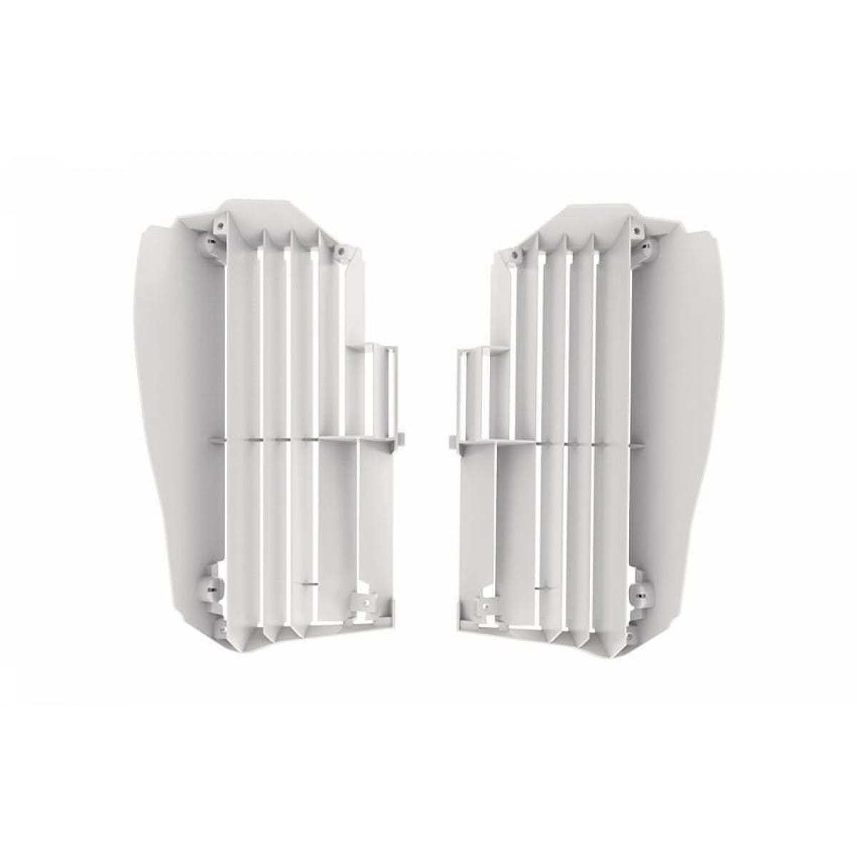Cache Radiateur Polisport Blanc Yamaha YZ450F