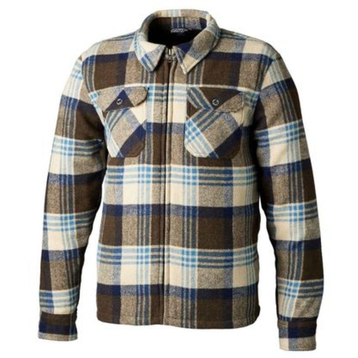 CHEMISE RST BRUSHED MARRON / 2XL