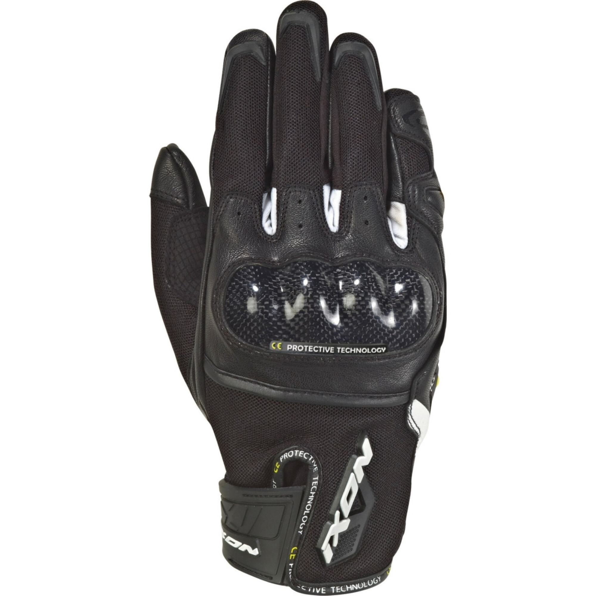 Gants Ixon RS Rise Air Blanc Noir - 2XL