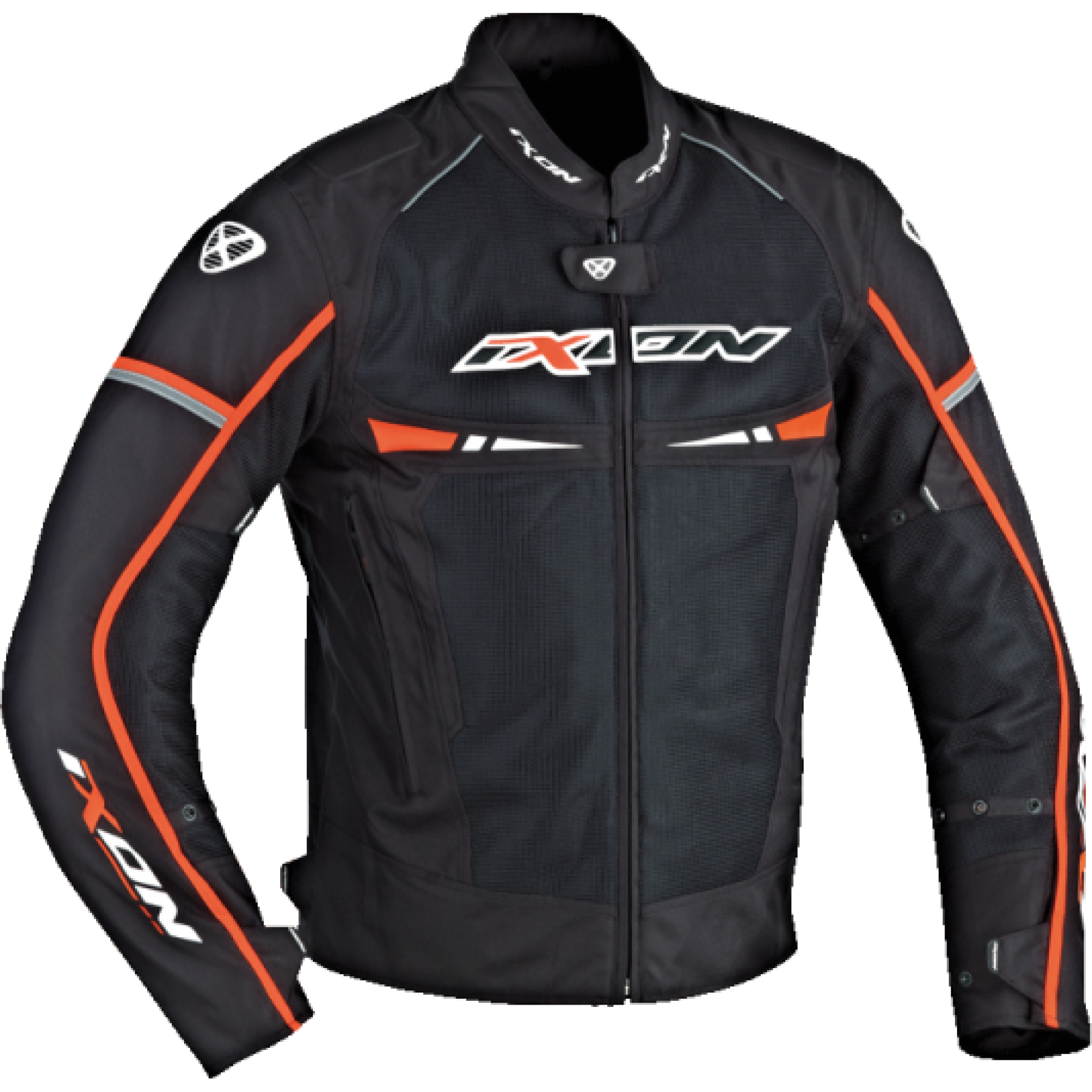 Blouson Ixon Pitrace Noir Blanc Orange - 2XL