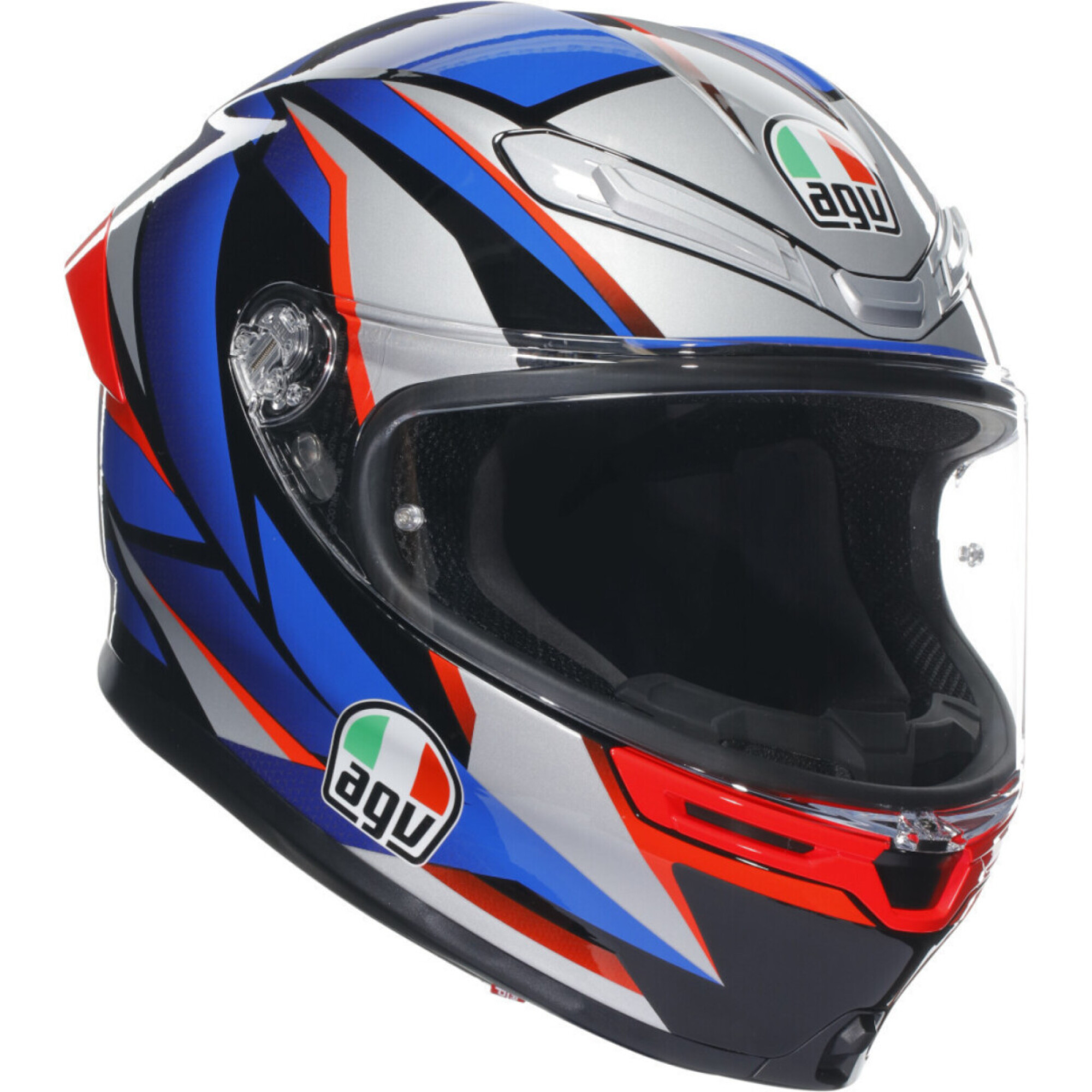 Casque AGV K6 S Slashcut Bleu - 2XL