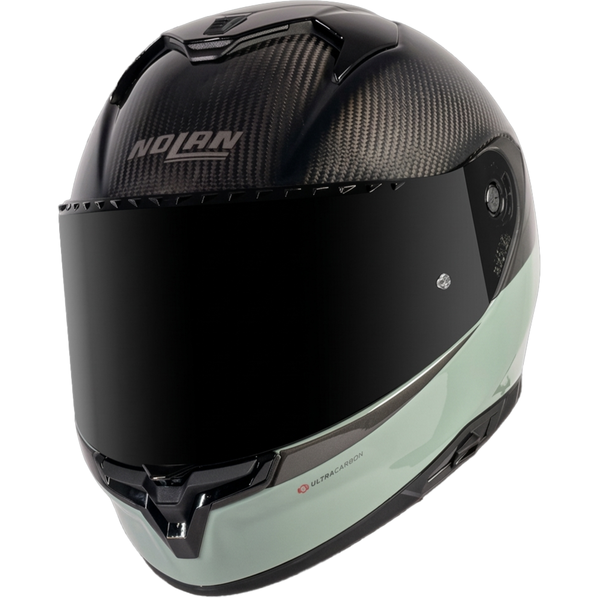 Casque Nolan X-904 Ultra Carbon Verniciatura Speciale 342 Vert Gris - 2XL