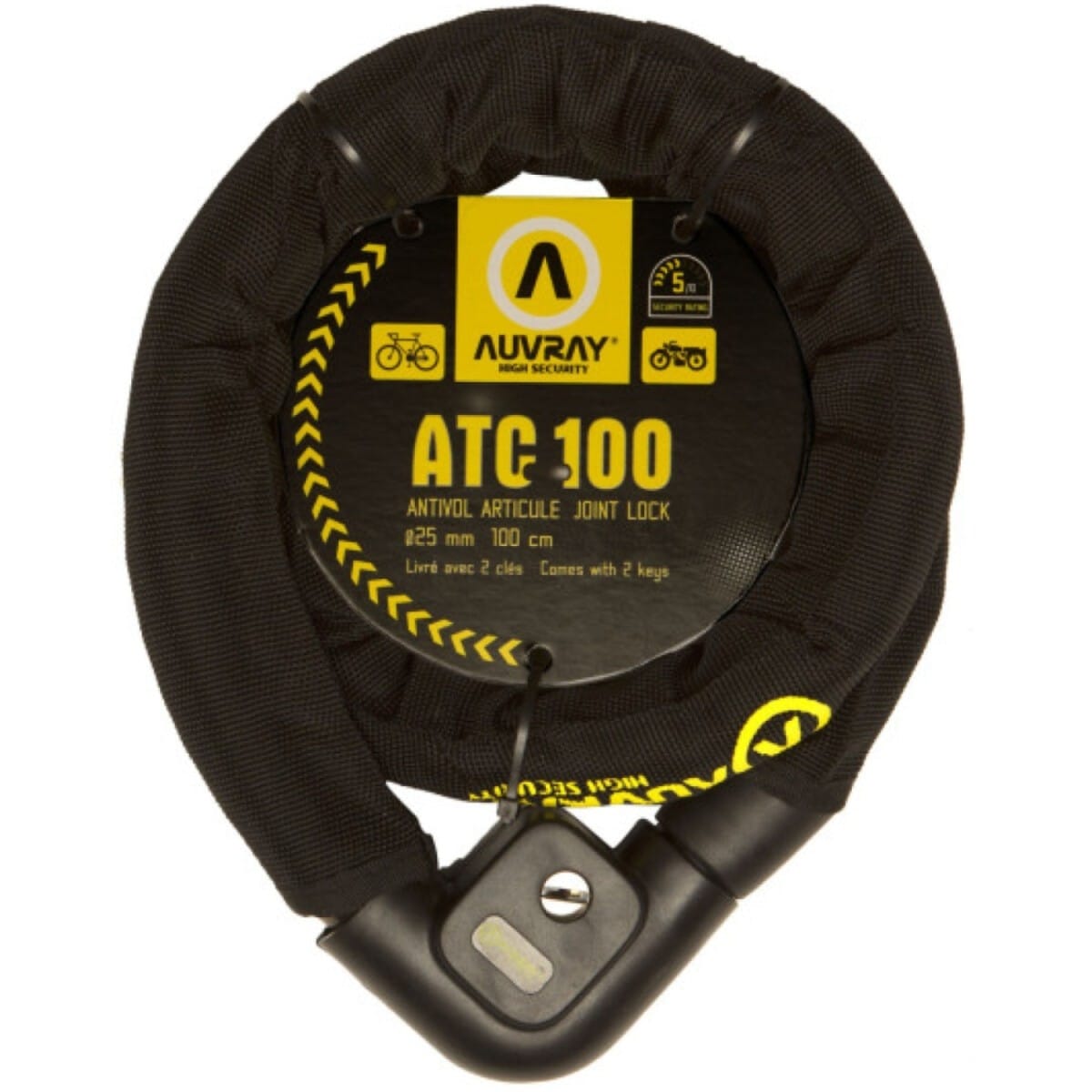 ANTIVOL CABLE ARTICULE AUVRAY DIAM 25 LONGUEUR 100CM