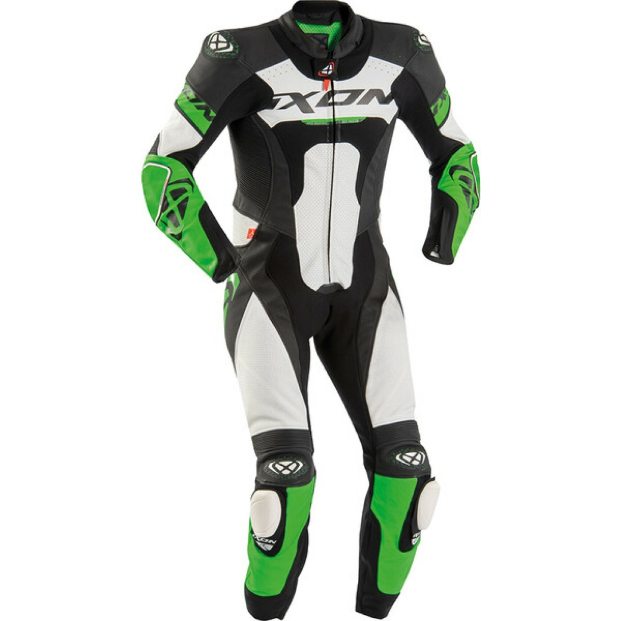 Combinaison Ixon Jackal Noir Blanc Vert - 2XL