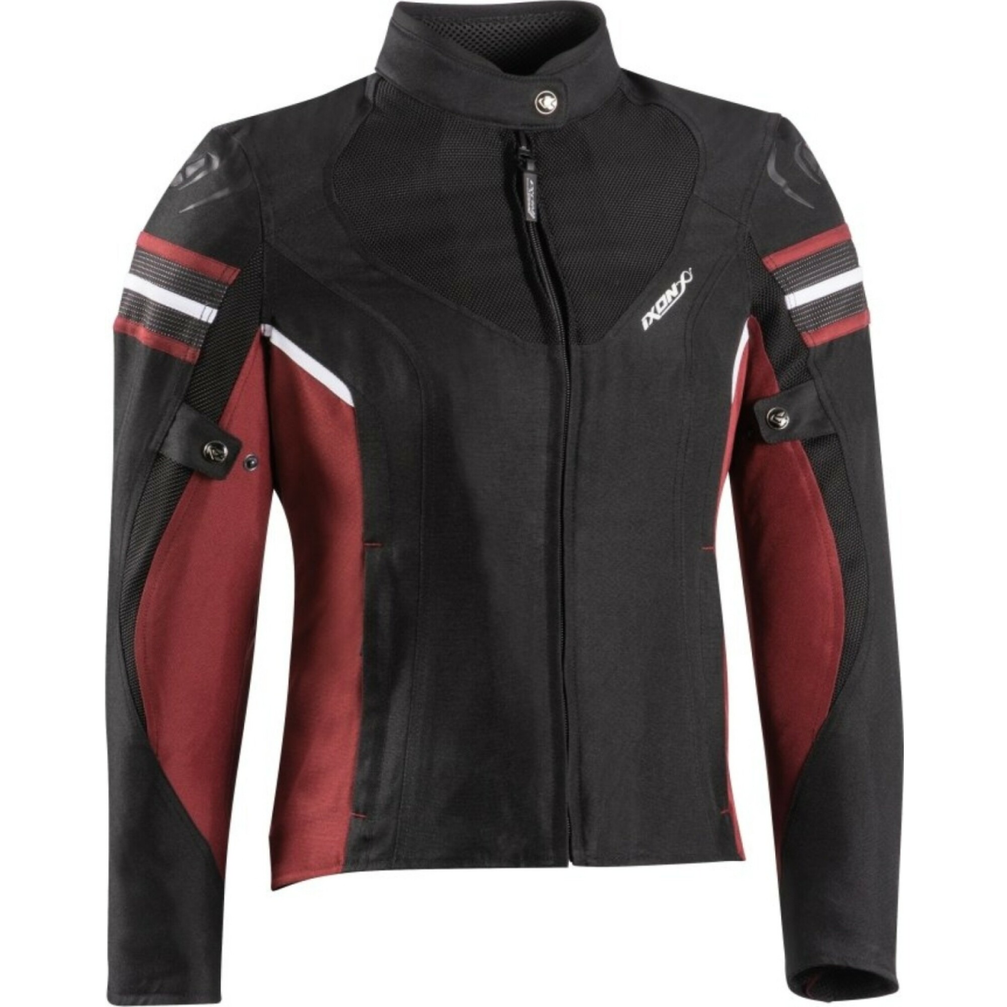 Blouson Femme Ixon Lady Ilana Evo 3 En 1 Noir Bordeaux - 2XL