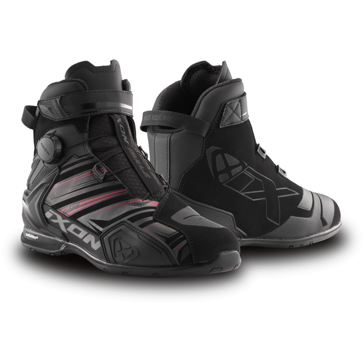 BASKET IXON BULL 2 WP ULTRA 42/NOIR ANTHRACITE ROUGE