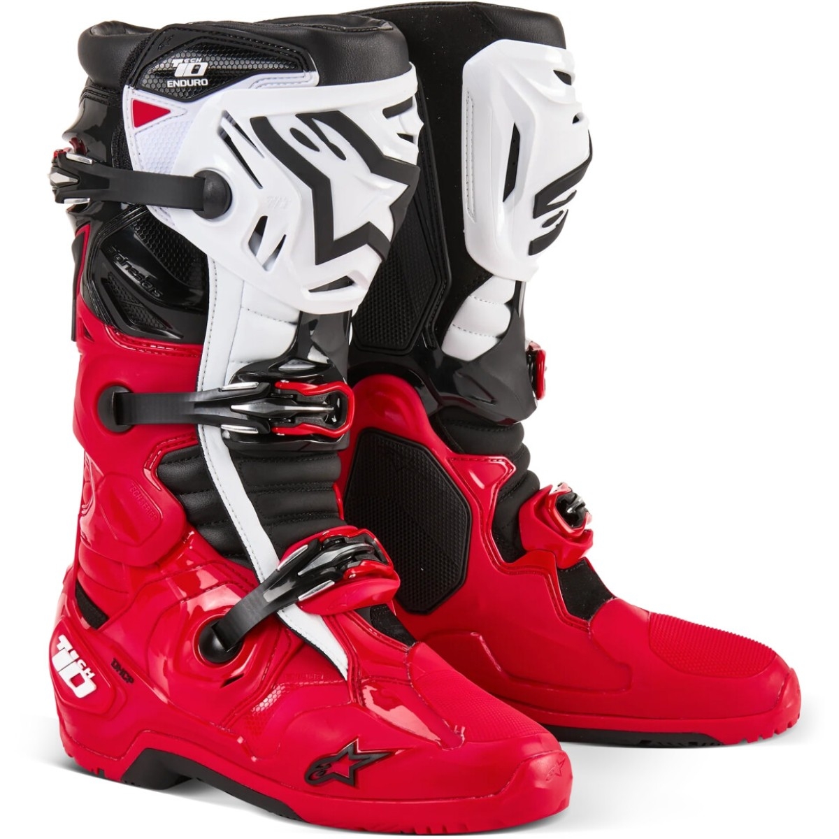 BOTTES ALPINESTARS TECH 10 ENDURO MX25 (9) 43/ROUGE NOIR 3016