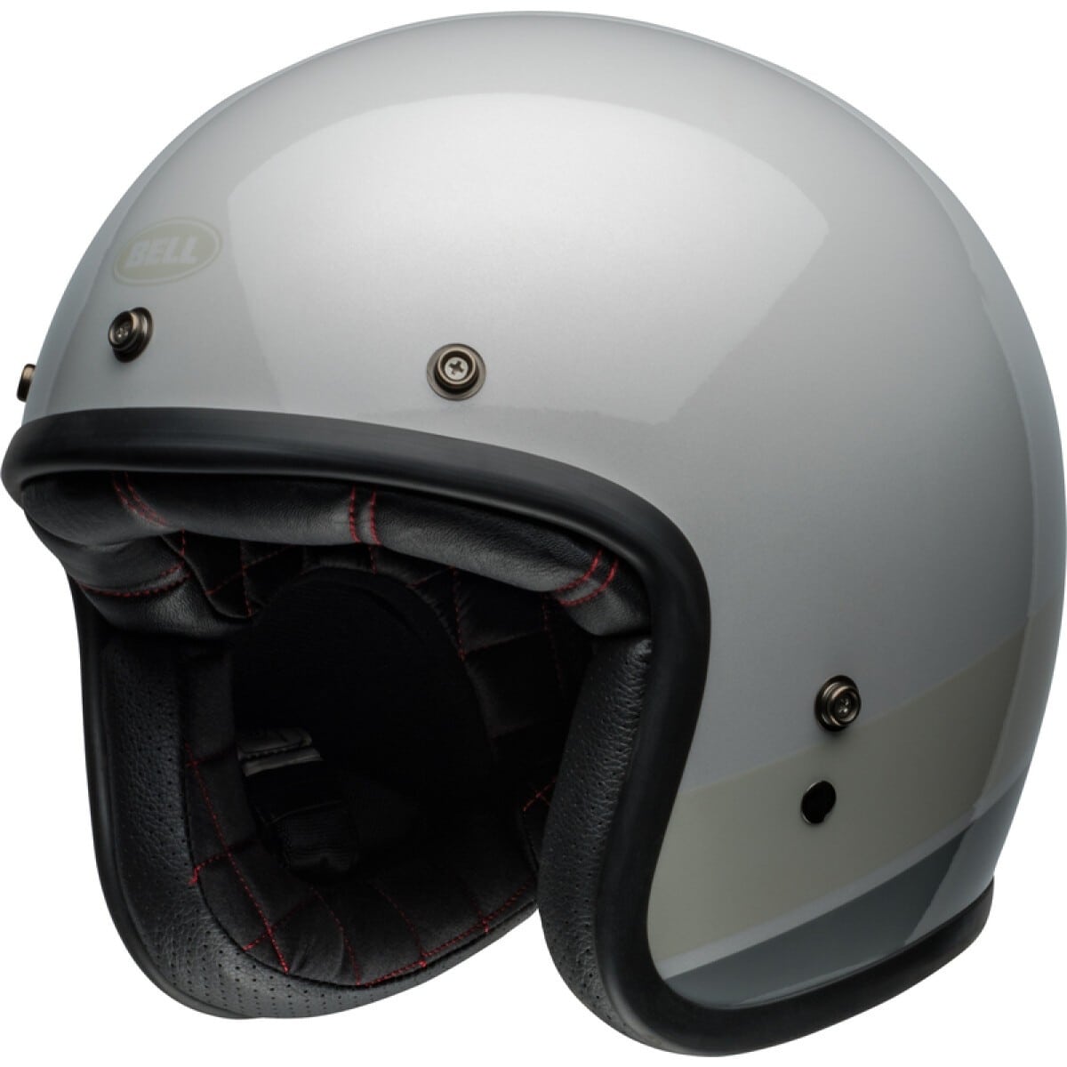 CASQUE BELL CUSTOM 500 FLAKE ARGENT BRILLANT / L