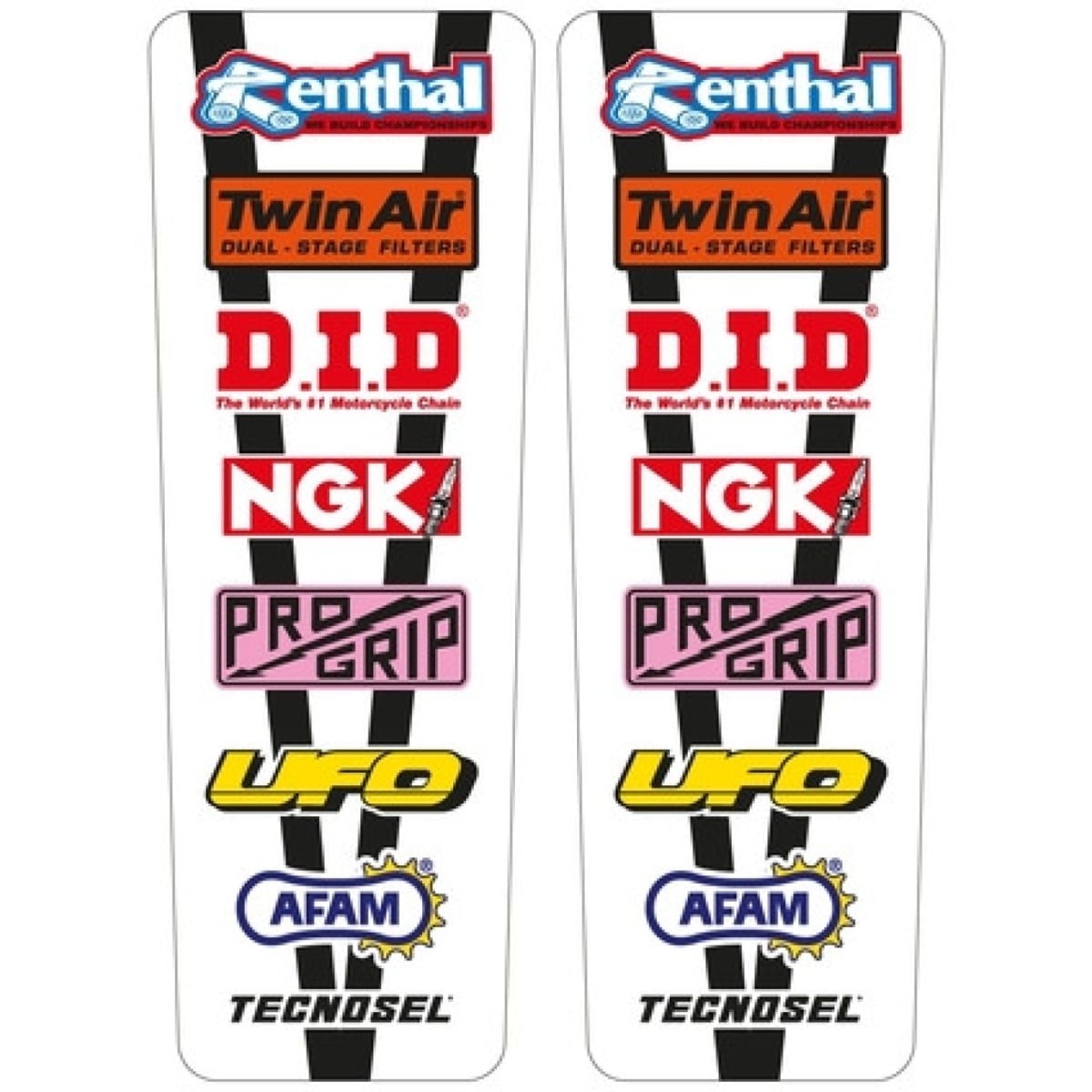 Autocollants De Garde-Boue Tecnosel Sponsors Vintage 1091602