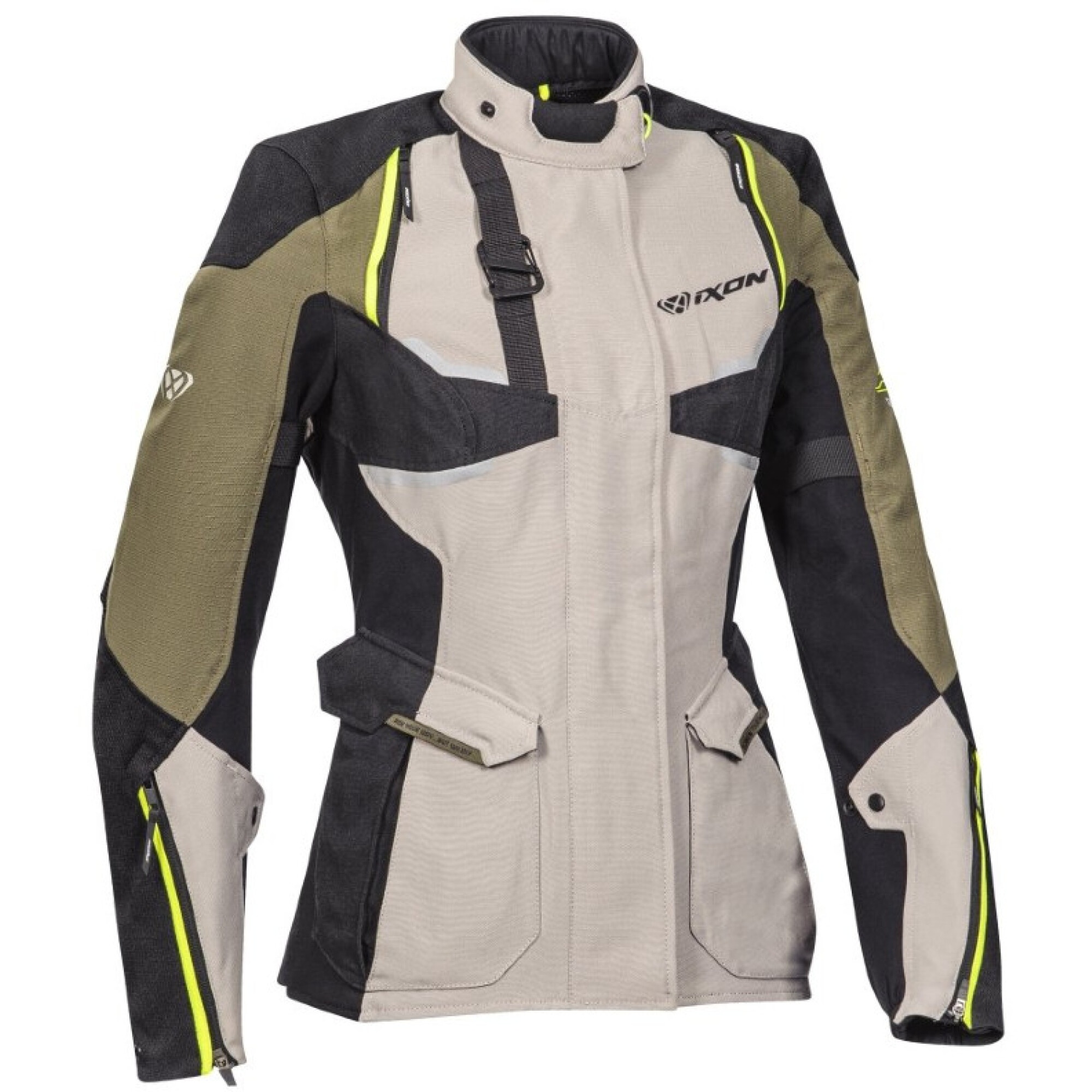 Veste Femme Ixon Eddas X-Dry Lady Grège Kaki Noir - 2XL