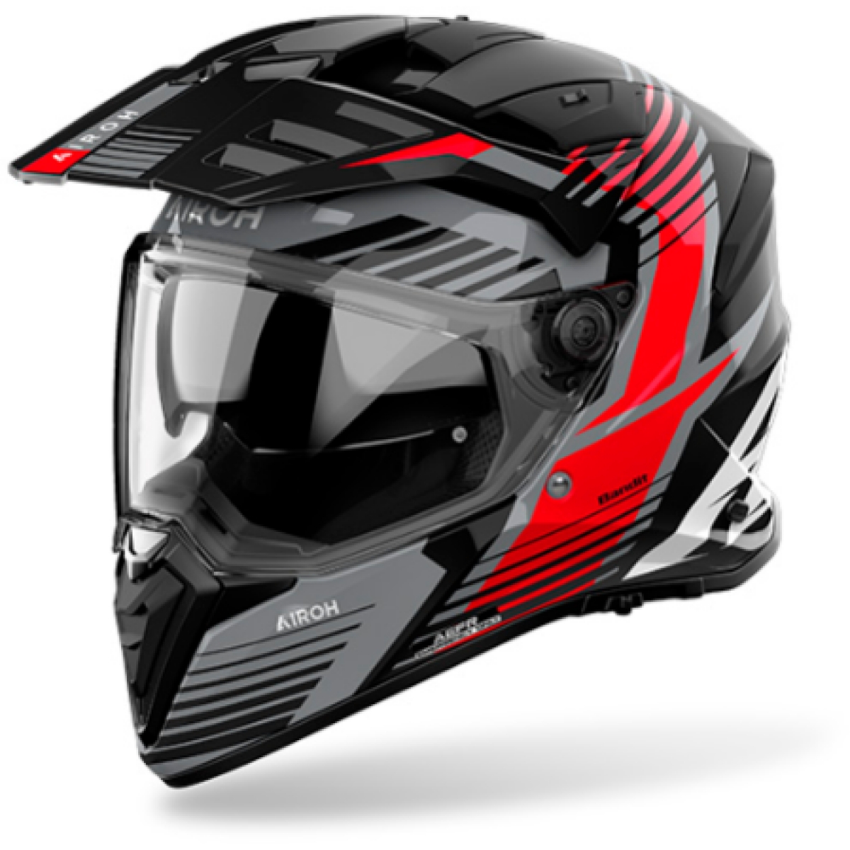 CASQUE AIROH BANDIT SPICY ROUGE BRILLANT / 2XL