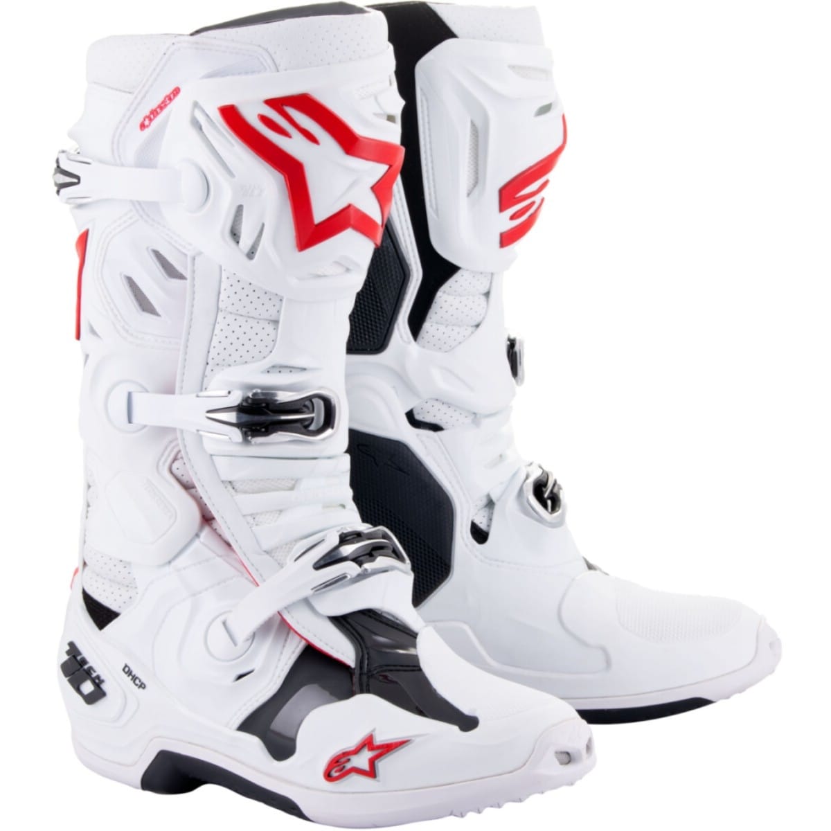 BOTTES ALPINESTARS TECH 10 SUPERVENTED BLANC ROUGE / 40.5
