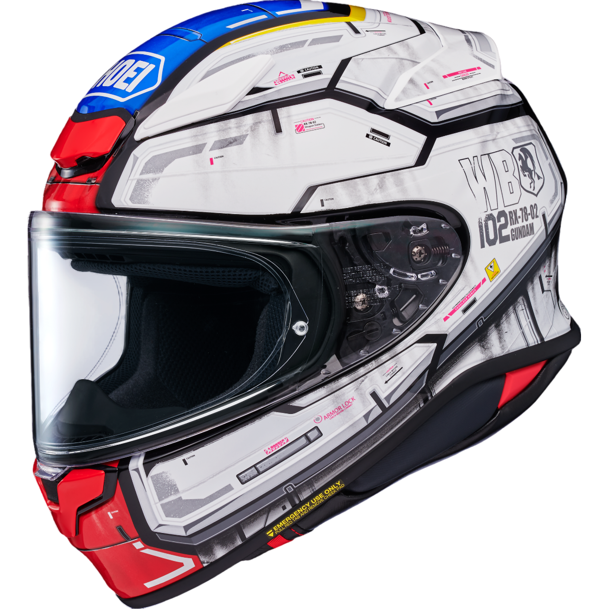 Casque Shoei NXR2 RX-78-02 Gundam TC-10 - 2XL