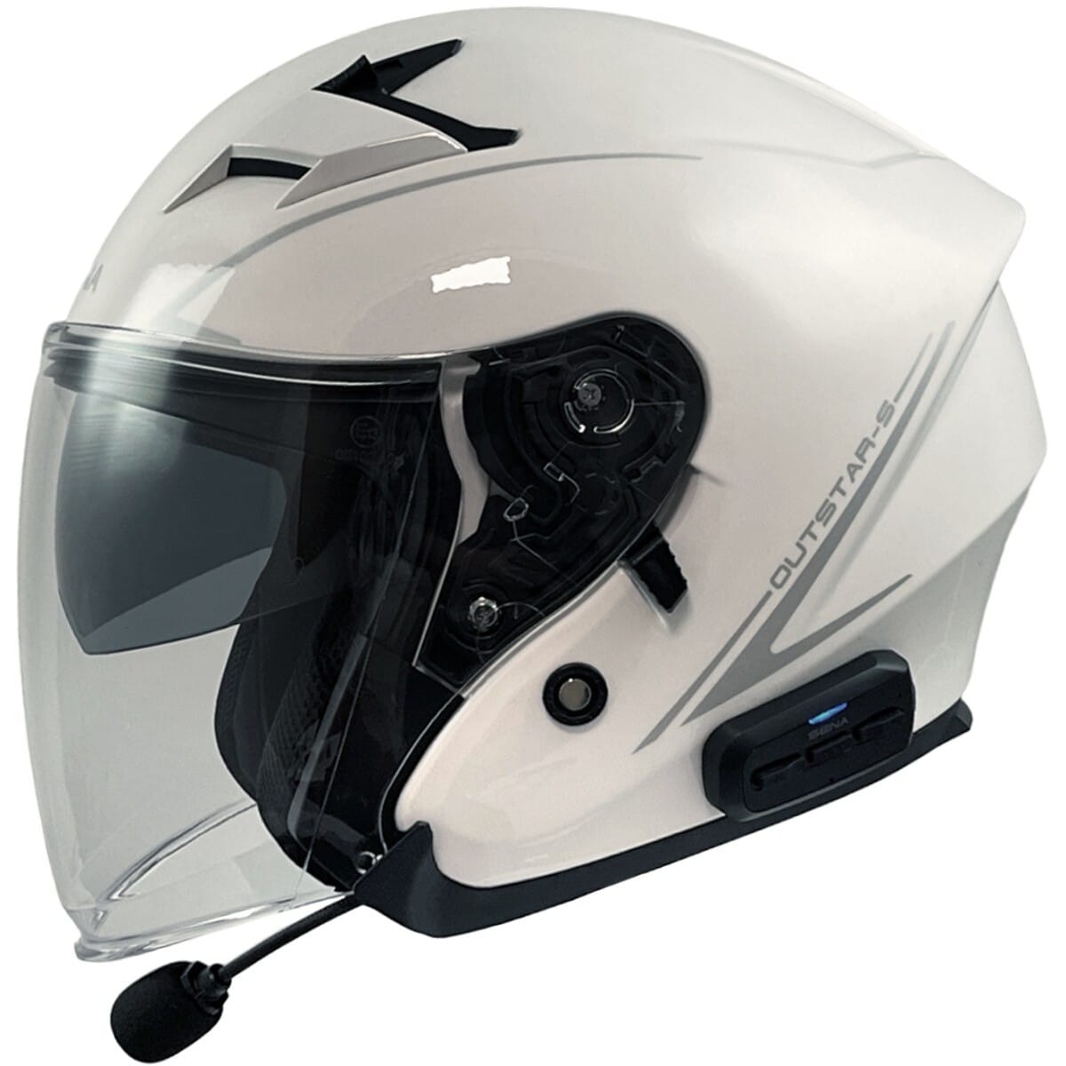 CASQUE SENA OUTSTAR-S BLUETOOTH M/BLANC