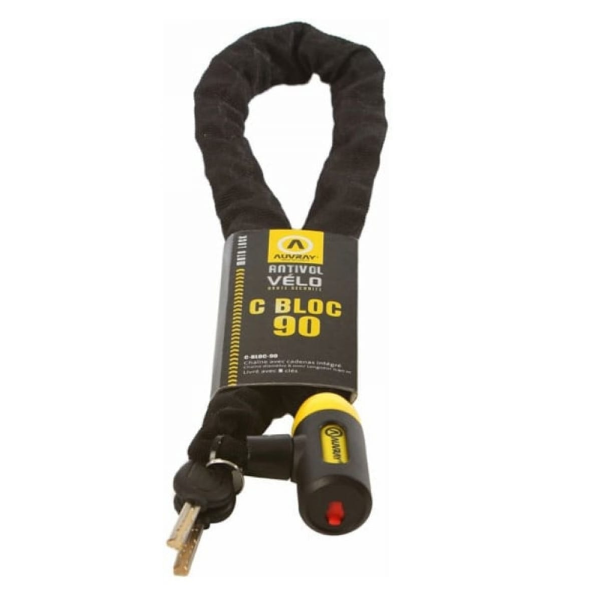 CHAINE ANTIVOL VELO AUVRAY C-BLOC 90