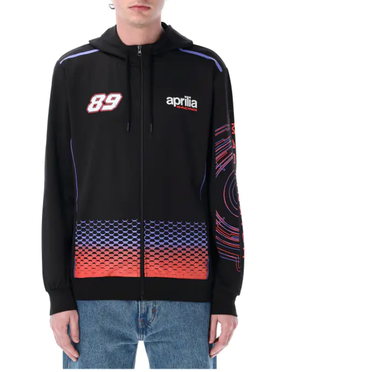 Sweat Zippée Pritelli Aprilia Gadient Bottom 2025 Noir