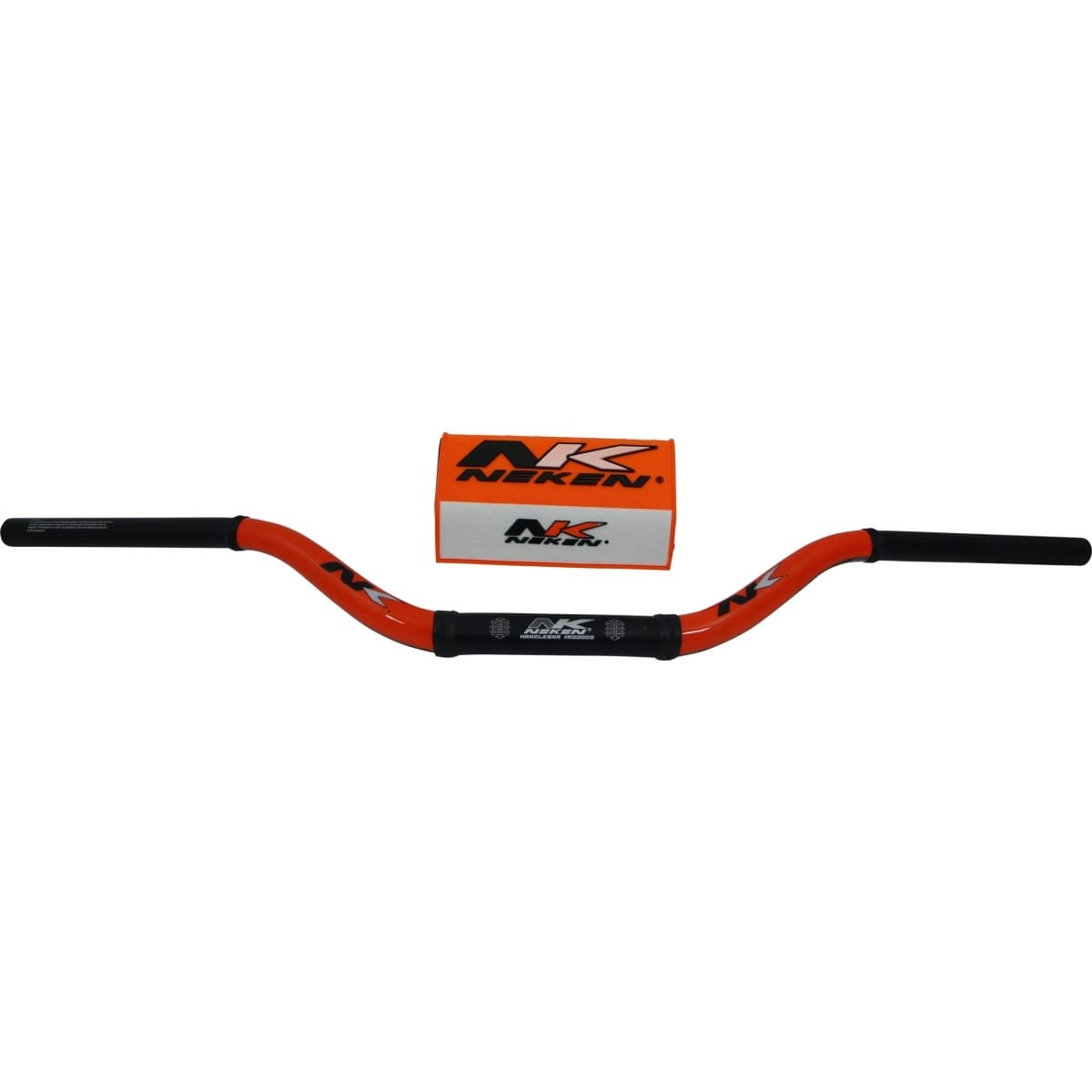 Guidon Haut Neken OS Orange Blanc