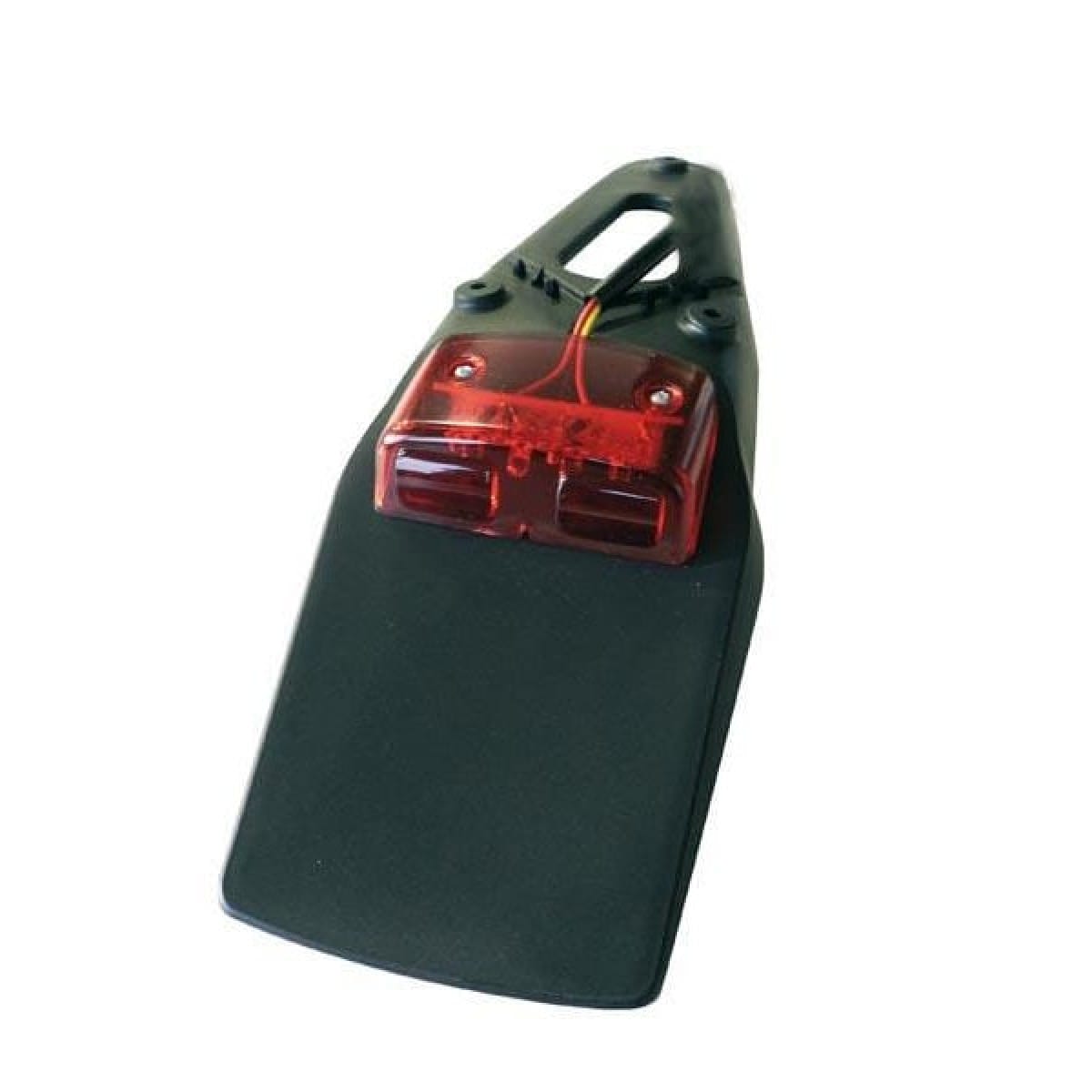 Extension de Garde Boue Arrière Bihr Noir avec feu led