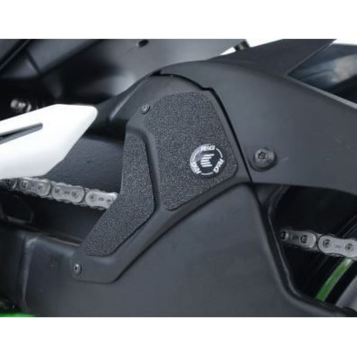 Adhésif Anti-Frottement R&G Racing Bras Oscillant Protection Silencieux Noir 3 Pièces Kawasaki H2 H2R