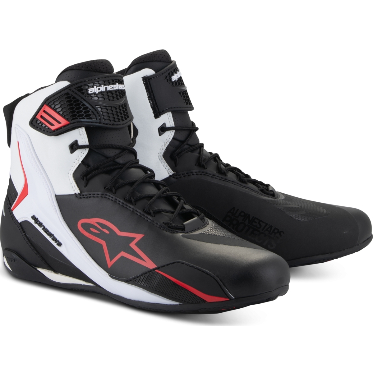 BASKET ALPINESTARS FASTER 4 (10) 43/NOIR BLANC ROUGE 123