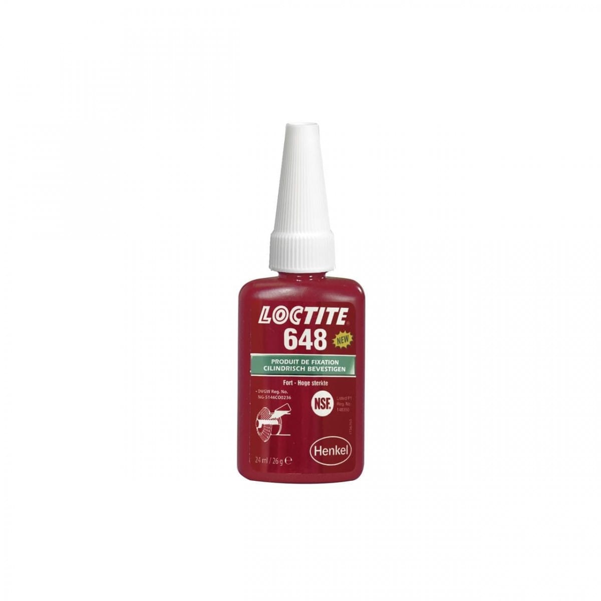 Fixation Des Emmanchements Loctite 648 Flacon 24ml