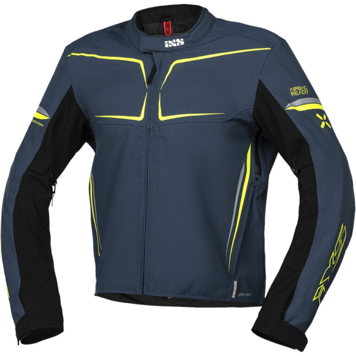 BLOUSON IXS TS PRO ST+ BLEU JAUNE FLUO / 2XL