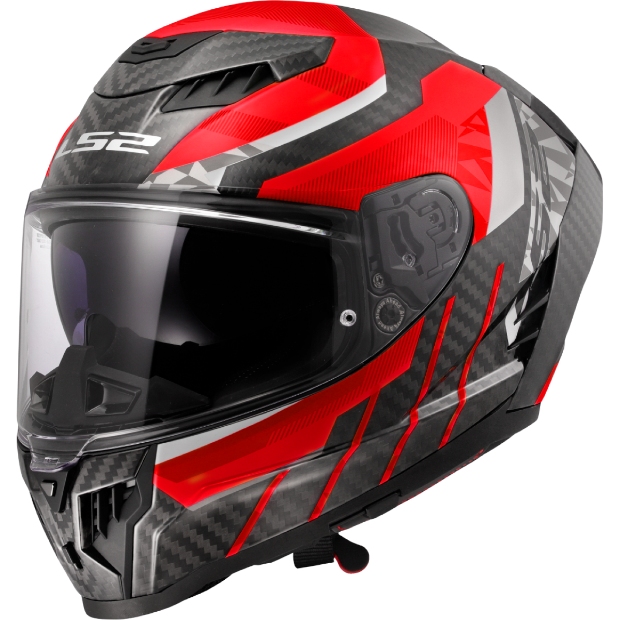 Casque Ls2 FF807 Dragon Trax Rouge - 3XL