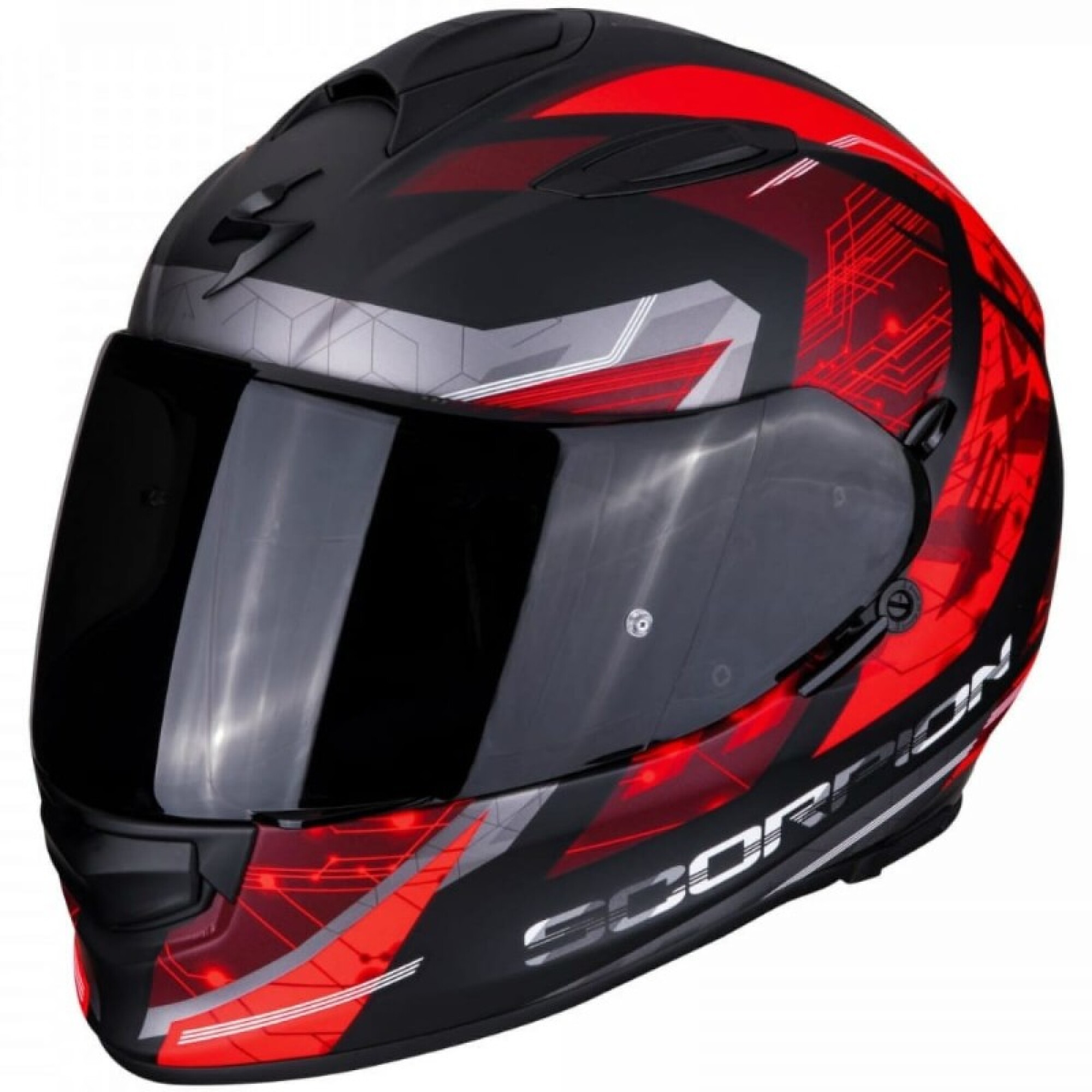 Casque Scorpion EXO-510 Air Clarus Noir Mat Rouge - S