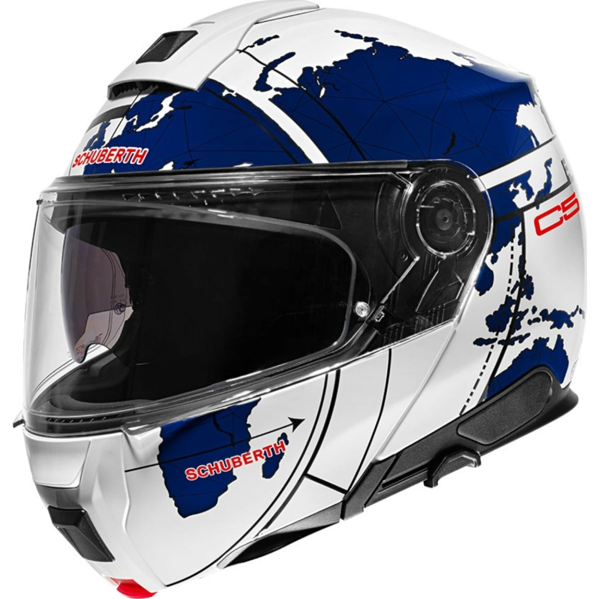 CASQUE SCHUBERTH C5 GLOBE 55/BLEU