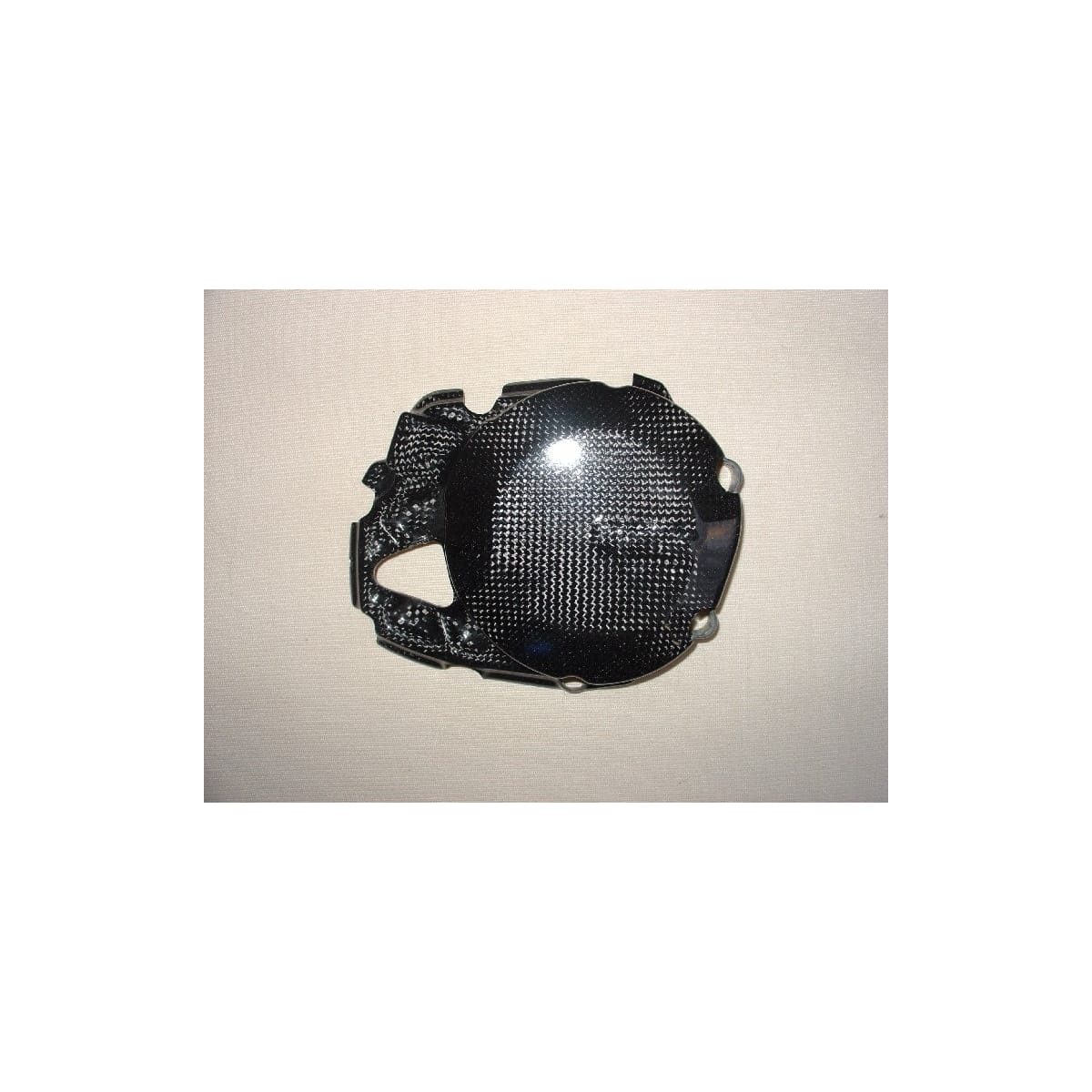 Couvre carter embrayage LIGHTECH carbone brillant Aprilia Rsv4